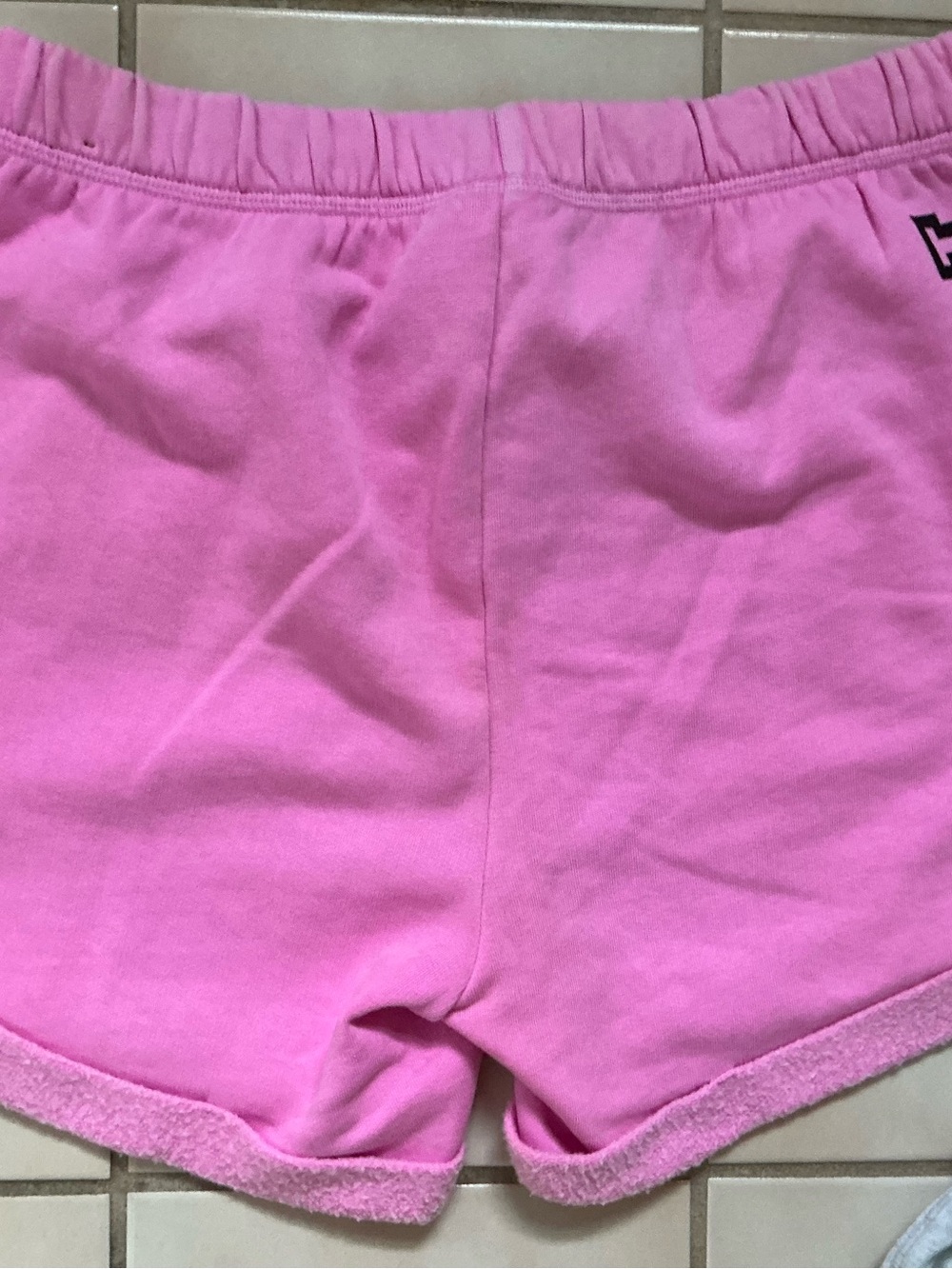 Lot Of 3 Victoria's Secret PINK Boyfriend Shorts Sz Small Gray, Black, Pink - Picture 6 of 8